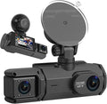 Dash Cam for Cars, 1080P Full HD Dual Dash Cam Front Inside, WiFi, 2" Screen, Night Vision, G-Sensor, Loop Recording, 170° Wide Angle, APP Control (Dual Dashcam) by QiyuanLS