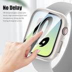 COMMUTER 4 Pack Case Compatible with Apple Watch 44mm Series SE 3nd Gen 2025 SE 2 SE 1 6 5 4 with Tempered Glass Screen Protector, Ultra-Thin Hard PC Full Protective Face Cover Bumper for iWatch 44mm - Image 5