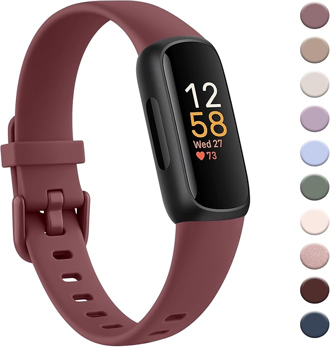 AK Band Compatible with Fitbit Inspire 3 Bands for Women Men, Adjustable Replacement Sport Wristbands Straps for Fitbit Inspire 3 Fitness Tracker by AK