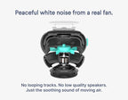 SNOOZ Smart White Noise Machine - Real Fan Inside for Non-Looping Sound, Portable Sleep Aid for Adults, Dogs, Travel, Home, Bedroom, Sleeping, Office Privacy, Therapy, & Baby Registry Essential- Cloud - Image 3