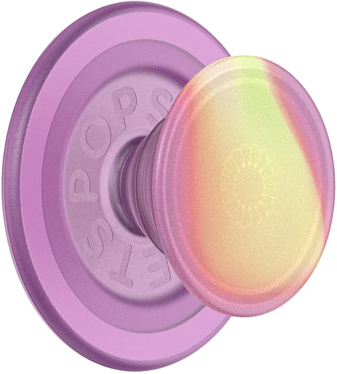 PopSockets Phone Grip for MagSafe, Magnetic Holder, Phone Stand, Purple - Aurange - Image 3