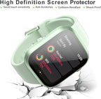6 Pack Case for Apple Watch SE (2nd) Series 6/SE/5/4 40mm with Tempered Glass Screen Protector, BHARVEST High Definition Scratch Resistant Hard PC Bumper Cover for Apple Watch Accessories, 40mm - Image 2