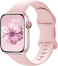 Sport Silicone Band Compatible with Apple Watch Bands 40mm 38mm 41mm 44mm 45mm 42mm 49mm Women Men,Soft Wristband Waterproof Replacement Sport Strap for iWatch Bands Series 9 8 7 6 5 4 3 2 1 SE Ultra by SuperNaNa