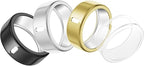 4 Pack Cover Compatible with Oura Ring Gen 4/Oura Ring Gen 3 Horizon/3 Heritage, Charging Derectly, Anti-Scratch TPU Protector for Women Men Working Out Gym-Size 8 by Polyjoy
