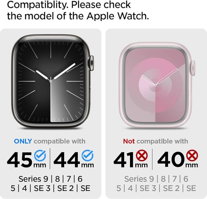 Spigen for Apple Watch Band with Case, Rugged Armor Pro Compatible with Ultra 3/2/1 49mm, Series 11/10 46/42mm, 9/8/7 45/41mm, SE3/SE2/SE/6/5/4 44/40mm Cover Strap - Image 2