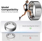 3 Pack Ring Cover Compatible with Oura Ring Gen 4/Gen 3 Horizon/Heritage, Upgraded Anti-Scratch TPU Protector for Men Women, NOT for Oura Ring 4 Ceramic - Image 2