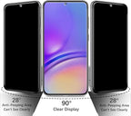Pokolan [3 Pack Privacy Screen Protector for Samsung Galaxy S25 Plus, Anti Spy Private Tempered Glass Film, Fingerprint Unlocking, Case Friendly, 9H Hardness - Image 3