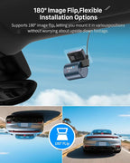 KAWA 2K Dash Cam for Cars with Voice Control - Stealth Display Tiny Dashcam Front Included 32GB Micro SD Card, Super Night Vision, 1296P QHD, G-Sensor, Built in WiFi & App Car Camera - Image 7
