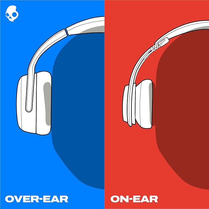 Skullcandy Crusher Evo Wireless Bluetooth Headphones with Multi-Sensory Bass, Noise Isolating Over-Ear Fit, Up to 40 Hours Battery, Microphone for iPhone Android - Chill Grey - Image 9