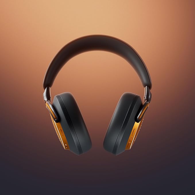 Bowers & Wilkins Px8 S2 McLaren Edition Wireless Over-Ear Headphones, Noise Cancelling Bluetooth Headphones, aptX Lossless, Memory Foam Ear Cushions, High-Resolution Audio, All-Day Comfort - Image 2