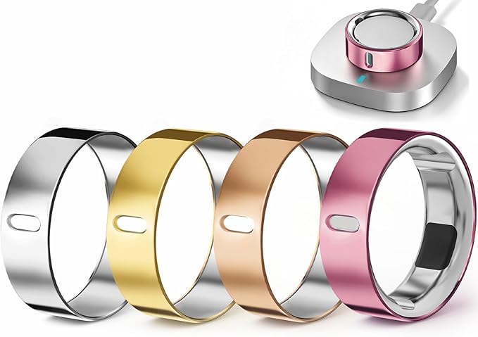 4 Pack Upgraded Ring Covers Compatible with Oura Ring Gen 4/Gen 3, TPU Anti-Scratch Protector Accessories for Oura Ring Cover Jacket for Women Men, Size 7 (Not for Oura Ring 4 Ceramic) by Hexasider