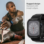 Spigen for Apple Watch Band with Case, Rugged Armor Pro Compatible with Ultra 3/2/1 49mm, Series 11/10 46/42mm, 9/8/7 45/41mm, SE3/SE2/SE/6/5/4 44/40mm Cover Strap - Image 5