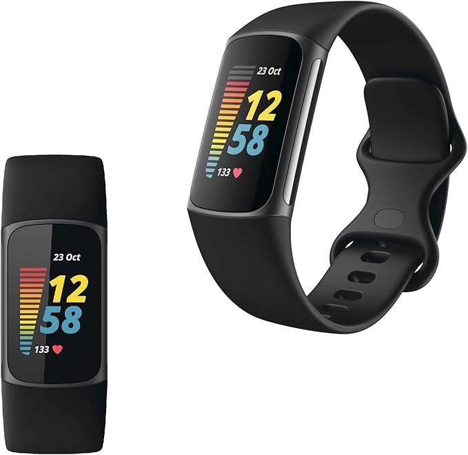 Fitbit Charge 5 Advanced Fitness & Health Tracker with Built-in GPS, Stress Management Tools, Sleep Tracking, 24/7 Heart Rate and More, One Size (S &L Bands Included) (Renewed) - Image 4