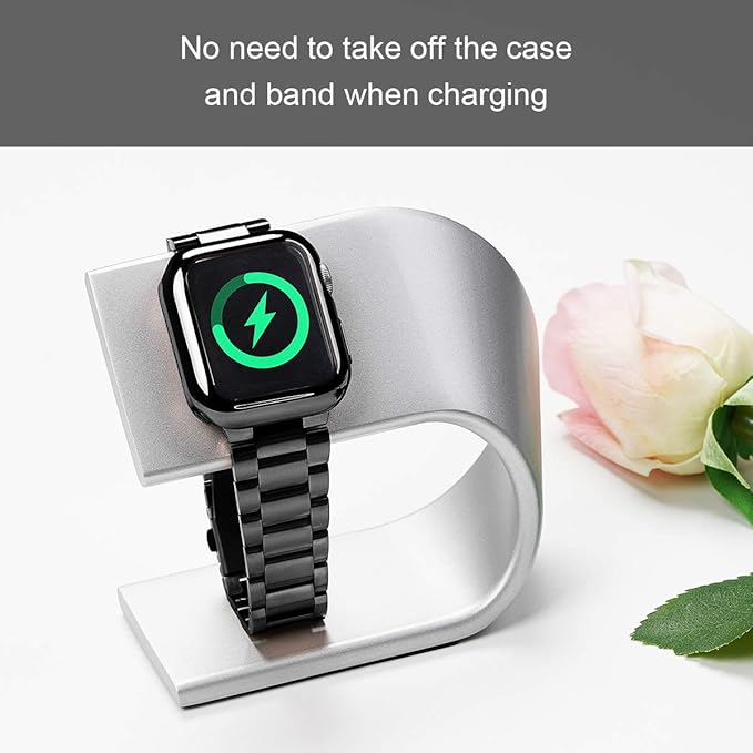 iiteeology Compatible with Apple Watch Band 45mm Series 9 8 7, Upgraded Stainless Steel Band with iWatch Screen Protector Case for Men Women Black/Black - Image 5