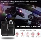 povtii Faraday Pouch for Car Key, RFID Signal Blocking Anti-Theft Key Faraday Bag, Carbon Fiber Car RFID Signal Blocking Holder, Car Accessories (2 PCS, Small) - Image 4