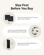 Ring Sizing Kit, Size First Before You Buy, Find The Comfortable Smart Ring Size, Choose from 8 Sizes (Size 6-13) - Image 2