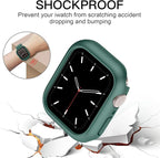 Recoppa Case Compatible for Apple Watch Series 7/8/9 – 41mm ONLY, Shockproof Ultra-Thin Hard PC Bumper All-Around Edge Protective Cover Frame [NO Screen Protector] for iWatch Accessories, Dark Green - Image 2