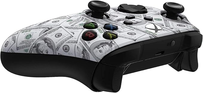 Custom Controllerzz Wireless Controller for Microsoft Xbox Series X/S & Xbox One - Custom Soft Touch Feel - Custom Xbox Series X/S Controller (X/S Money) - Image 4