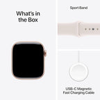 Apple Watch Series 11 [GPS + Cellular 42mm] Smartwatch with Rose Gold Aluminum Case w Light Blush Sport Band - S/M. Sleep Score, Fitness Tracker, Health Monitoring, Always-On Display, Water Resistant - Image 7
