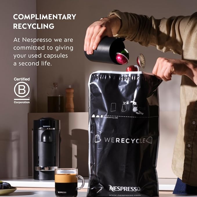 Nespresso Vertuo Pop+ Coffee and Espresso Machine by De'Longhi, Liquorice Black - Image 8