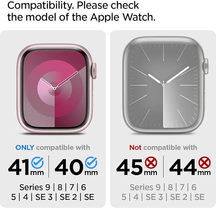 Spigen for Apple Watch Band with Case, Rugged Armor Pro Compatible with Ultra 3/2/1 49mm, Series 11/10 46/42mm, 9/8/7 45/41mm, SE3/SE2/SE/6/5/4 44/40mm Cover Strap - Image 2