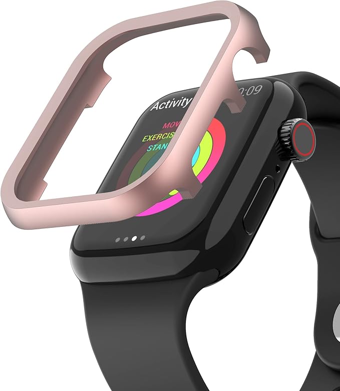 Case Frame Compatible with iWatch 10, Stainless Steel Protector Cases Scratch Resistant Metal Frame Cover Ultra-Thin Shell Aluminum Rugged Shell Shockproof Compatible with Apple Watch 46mm Serie 10/11 - Image 2