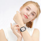 Stretchy Solo Loop Band Compatible with Apple Watch Bands for Women Men 40mm 38mm 41mm 42mm, Magnetic Soft Nylon with Designer Interlock Buckle Band for iWatch Series 10/9/8/7/6/5/4/3/2/1/SE - Image 7