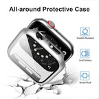 12 Pack Case with Tempered Glass Screen Protector Compatible for Apple Watch 40mm SE 3 (2025)/SE 2/SE/Series 6/5/4, Hard PC Scratch Resistant Bumper Protective Cover for iWatch Accessories - Image 2