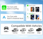 Mini Wireless CarPlay Adapter – Converts Wired CarPlay/Android Auto to Wireless - Plug & Play Converter - Dual-Band WiFi for Fast & Stable Performance Seamless Connection for Car Play Adapter - Image 2