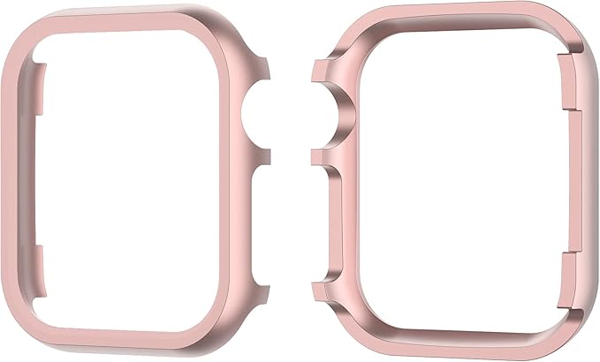 Case Frame Compatible with iWatch 10, Stainless Steel Protector Cases Scratch Resistant Metal Frame Cover Ultra-Thin Shell Aluminum Rugged Shell Shockproof Compatible with Apple Watch 46mm Serie 10/11 by WFCKPQF