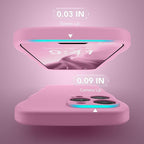 Magnetic for iPhone 16 Pro Case, [Full Camera Protection][Compatible with MagSafe] Cute Wave Frame Silicone Shockproof Protective Phone Case for iPhone 16 Pro 6.3", Blackcurrant - Image 4