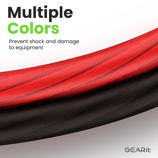 GEARit 8 Gauge Wire 25 Ft, OFC 8 AWG Battery Cable, Flexible Oxygen-Free Copper Ground Wire for Car Audio, Amp, RV, Trailer & Automotive Electrical, Black Translucent - Image 8