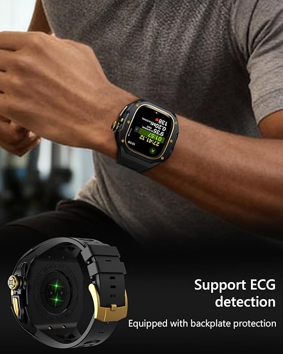Rugged Bumper band with Case For apple watch ultra 3 2 1 49MM（1-second quick installation） - Shockproof & Scratch Resistant Compatible with iWatch Ultra 3/2/1 Men Gifts - Image 7