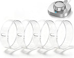 4 Pack Upgraded Ring Covers Compatible with Oura Ring Gen 4/Gen 3, TPU Anti-Scratch Protector Accessories for Oura Ring Cover Jacket for Women Men, Size 6 (Not for Oura Ring 4 Ceramic) by Hexasider