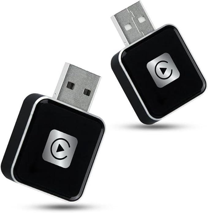 Wireless Carplay Adapter, Android Auto Adapter 2025 Carplay, Plug and Play Convert Wired to Wireless Supports Car Original Control, Mini Car Play Box for Cars by AUSATOYN