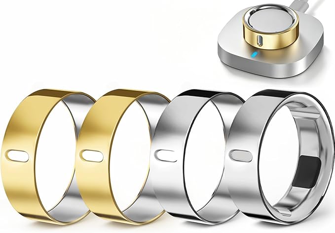4 Pack Upgraded Ring Covers Compatible with Oura Ring Gen 4/Gen 3, TPU Anti-Scratch Protector Accessories for Oura Ring Cover Jacket for Women Men, Size 11 (Not for Oura Ring 4 Ceramic) by Hexasider