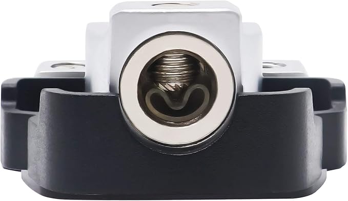 RECOIL DB12P 2 Way Power Distribution Block, 1 X 0/2/4 Gauge in / 2 X 4/8 Gauge Out Power Distribution Ground Distributor Block for Car Audio Amplifier Splitter 2 Pack - Image 4