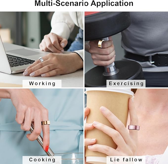 5 Pack Ring Cover Compatible with Oura Ring Gen 4/Oura Ring Gen 3 Horizon/Heritage, Abrasion-Resistant TPU Case for Oura Ring Protector Accessories for Oura Size 11 - Image 7