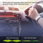 Smof Upgraded Ground Loop Noise Isolator, Noise Filter for Car Audio/Home Stereo System (Eliminate The Buzzing Noise Completely) with 3.5mm Audio Cable, Black - Image 6