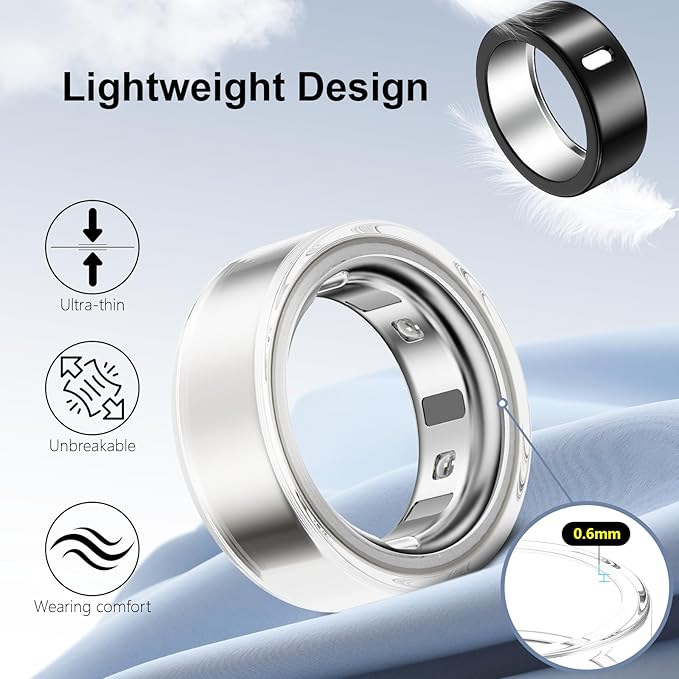 5 Pack Ring Cover Compatible with Oura Ring Gen 4/Oura Ring Gen 3 Horizon/Heritage, Abrasion-Resistant TPU Case for Oura Ring Protector Accessories for Oura Size 13 - Image 5