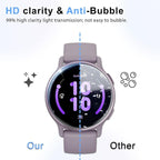 6 Pack for Garmin Vivoactive 5/6 42mm Flexible Screen Protector, Soft Film, HD Clear, Bubble Free, Anti Scratch - Image 5