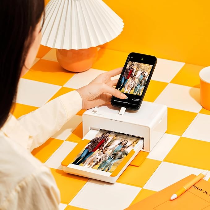KODAK Dock Plus 4x6'' Photo Printer, 10 Sheets, Docking & Bluetooth Smartphone Printer for iPhone & Android, Instant Color Prints, 4PASS Dye Sublimation - Image 7