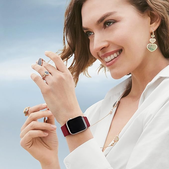 1 Pack Stretchy Solo Loop Compatible with Apple Watch Band 40mm 38mm 41mm 44mm 45mm 46mm 49mm 42mm Women Men, Soft Nylon Elastic Braided Strap for iWatch Series 11/10/9/8/7/6/5/4/3/2/1/SE/Ultra - Image 4