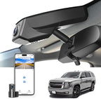 Mangoal Front 4K & Rear 1080P Dash Cam Custom fit for Chevy Suburban/Tahoe 2015 2016 2017 2018 2019 2020(Model C), Model C & Model D Have Same Models Years but Vehicle Sensor Cover are Different by MANGOAL-OEMStyleAutomotiveElectronics