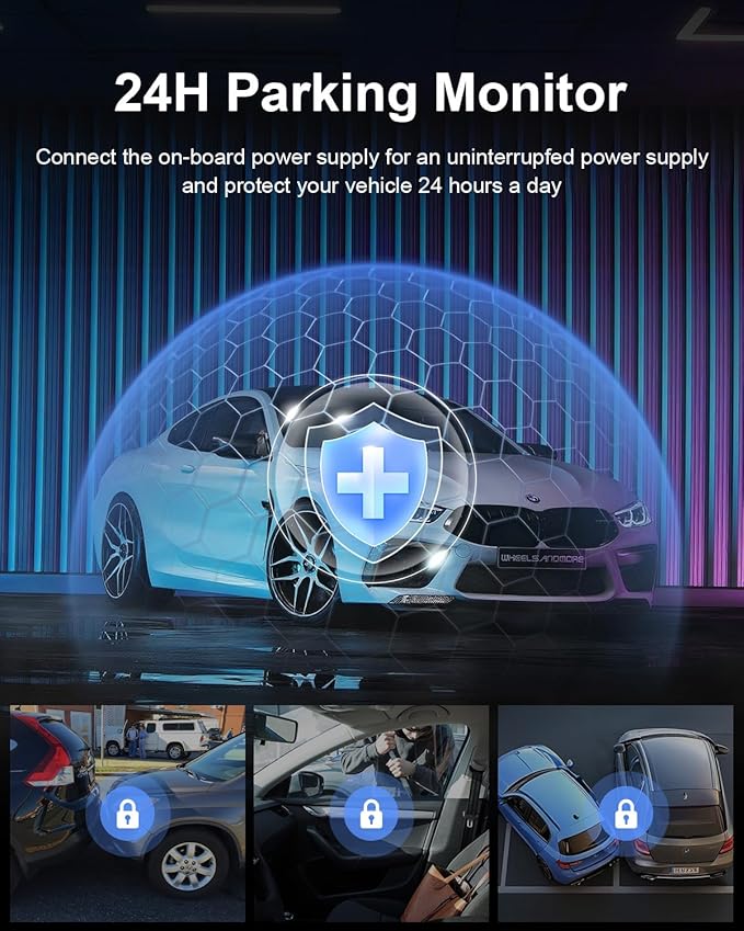 Hardwire Kit with 8pcs Full Set Circuit Fuse Tap for Dash Camera, Type-C Port, 24H Parking Monitoring with Low Voltage Protection - Image 2
