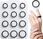 Ring 4 Sizing Kit, Compatible with Ou-ra Ring4, Professional Finger Measuring Tool, Smart Ring Find Your Before You Buy Ring, Size 4 to 15 - Black by Unknown