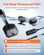 【Bundle: Vantrue F1 True 4K Motorcycle Camera + Vantrue 512GB microSD Card】 4K Motorcycle Front and Rear Camera, Parking Mode, Waterproof, Wi-Fi, Wide Angle, Enhanced Night Vision - Image 2