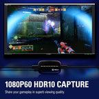 Elgato HD60 S+, External Capture Card, Stream and Record in 1080p60 HDR10 or 4K60 HDR10 with ultra-low latency on PS5, PS4/Pro, Xbox Series X/S, Xbox One X/S, in OBS and more, works with PC and Mac - Image 3
