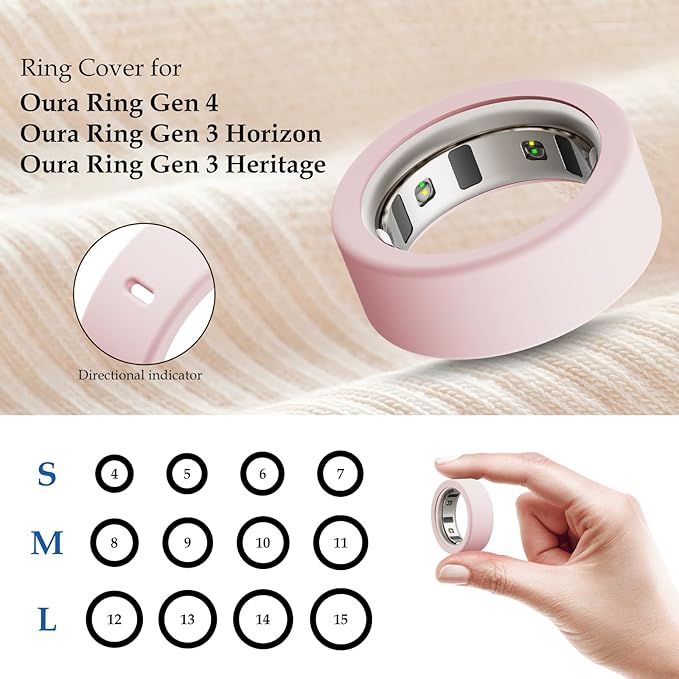 15 Pack Cover Compatible with Oura Ring Gen 4/4 Ceramic/Gen 3 Horizon/Gen 3 Heritage Case, Anti-Scratch Silicone Protector for Women Men Working Out Gym, Support Charging with Cover on - Image 2