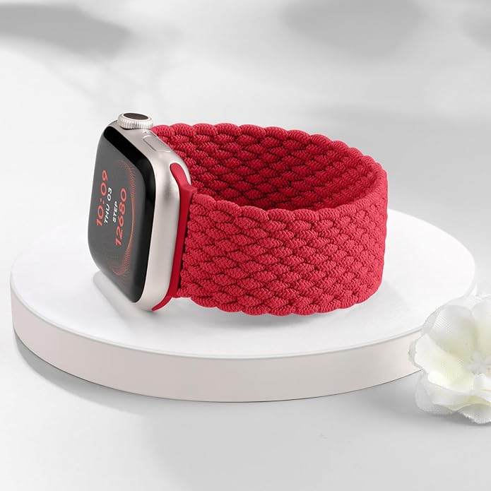 Zedoli Braided Solo Loop Bands Compatible with Apple Watch Band 38mm 40mm 41mm 42mm 44mm 45mm 46mm 49mm Women Men, Stretchy Nylon Sport Elastic Strap for iWatch Series 11 10 9 8 7 6 5 4 3 2 1 SE Ultra - Image 3